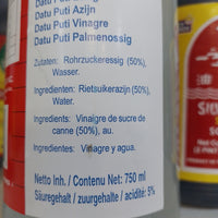 Vinegar Datu Puti Sukang Maasim 1l