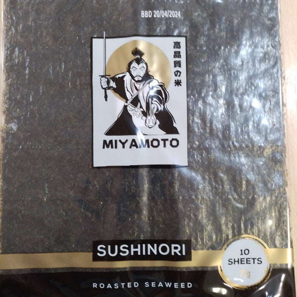 Rong biển sushi - Alga shusi Nori - Roasted Seaweed 25gr