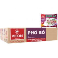 Phở bò -Box Instant Noodles Vifon Pho Bo 30x60gr