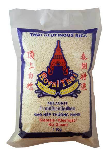 Gạo nếp - Arroz glutinoso - Sticky Rice Royal Thai 1kg