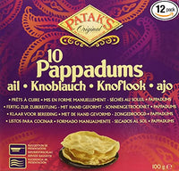 Pappadum Garlic Pataks 100g