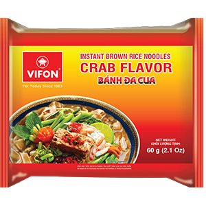 Banh Da Cua - Brown Rice Noodles Crab Vifon 60g
