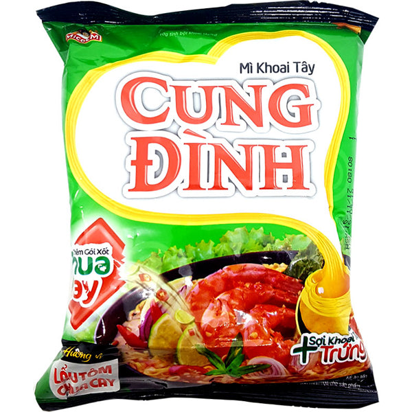 Instant noodles Hot Sour Prawn Cung Dinh 85g